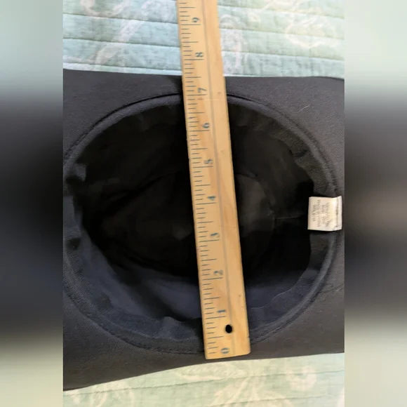 Black Jeans Studded, Light Weight, Women's Cowboy Hat With Side Snap Buttons. - Picture 7 of 12